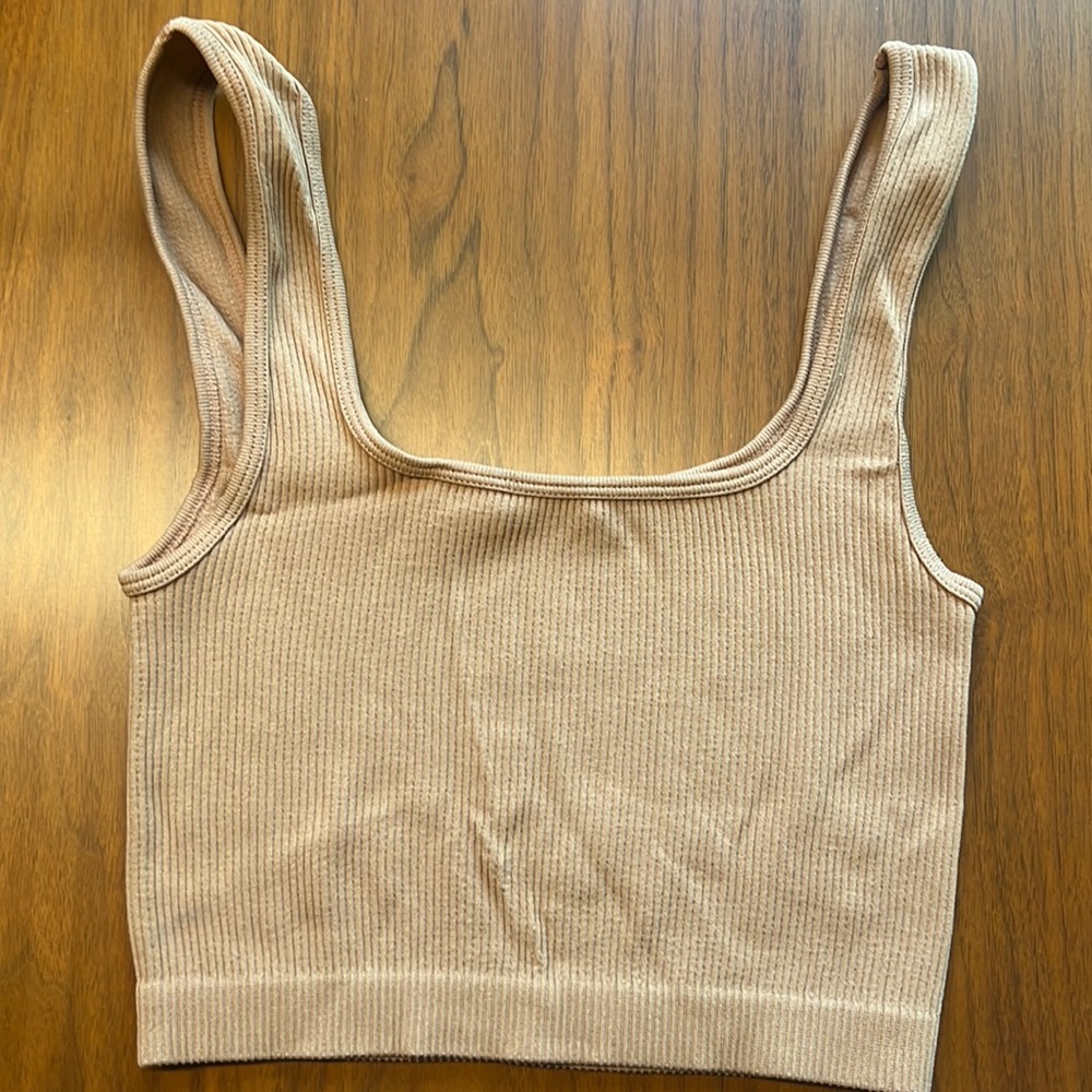 Crop top, ribbed size XS